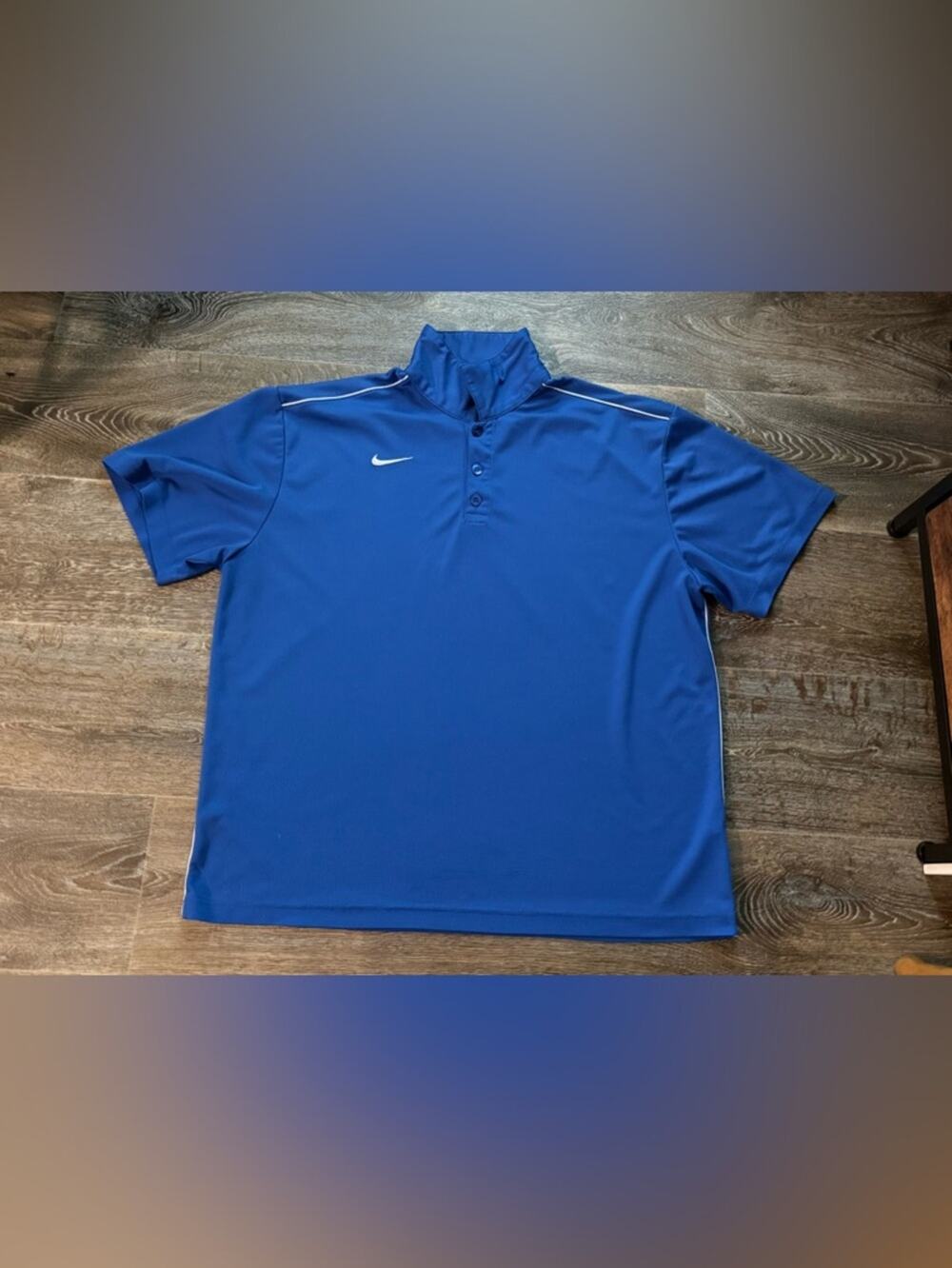 Men’s Nike Blue Dri-Fit Polo Shirt Size XL